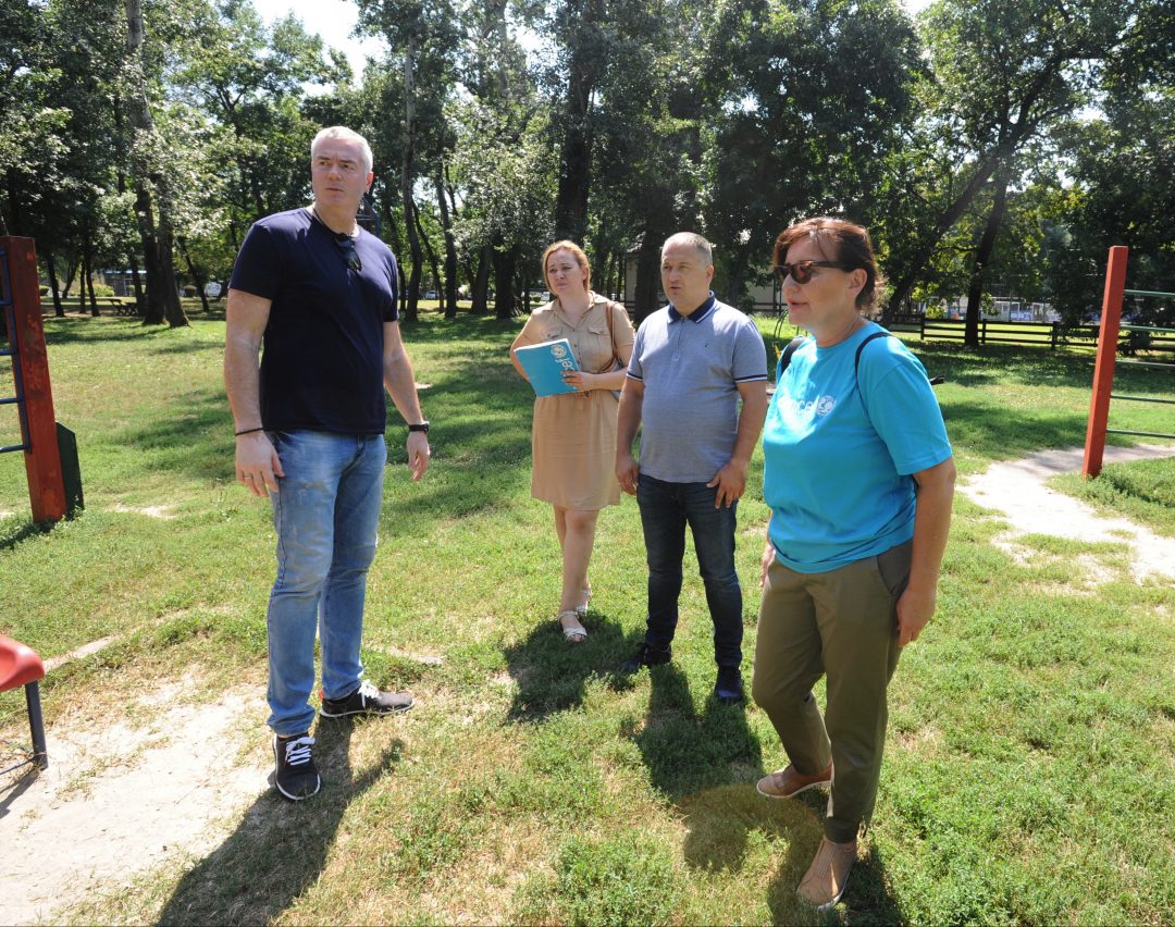 Кошаркашки савез и УНИЦЕФ у радној посети игралишту на Ади Циганлији